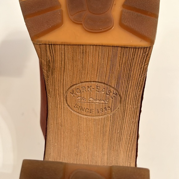 Kork Ease Platform Leather Slides, Size 8 - Picture 5 of 5